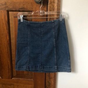 Free People Demin Skirt